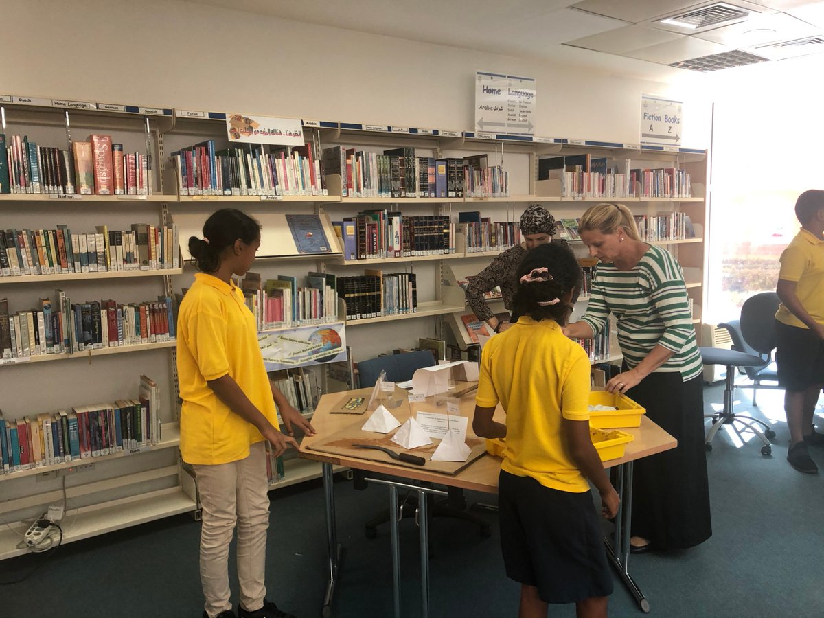 KICSSeniors's tweet photo. Year 7 students setting up their museum on the Kush/Nubian kingdom in the secondary library. #kicslearns https://t.co/NwZCQfdohJ