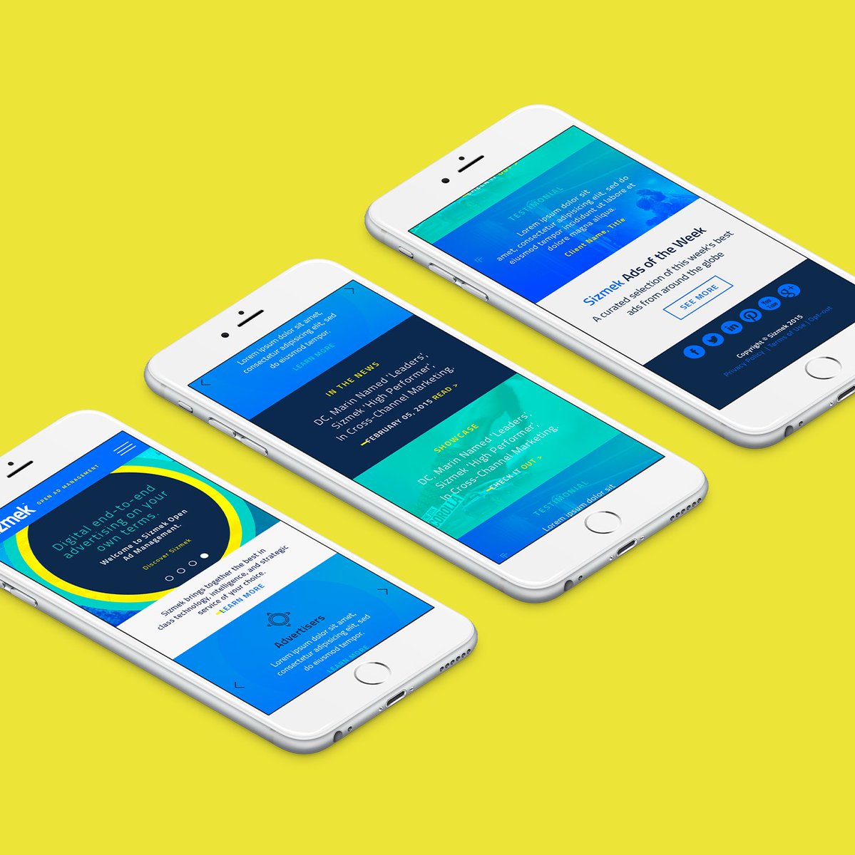 Follow20nine's tweet photo. When #adtech innovator Sizmek needed to tell their story, we got to work building an impactful brand to match the groundbreaking meaning of its name. Connecting the ripple effect &amp; exponential performance across their story &amp; identity created a truly Sizmek effect. #branding https://t.co/vECorEntiT