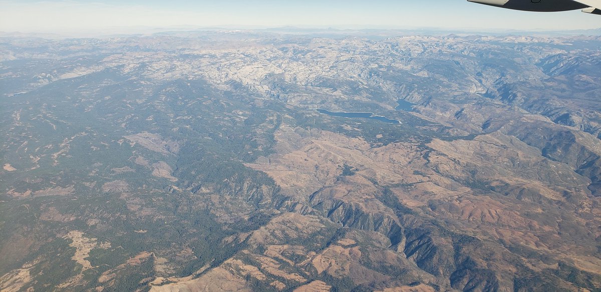 Pyrogeographer's tweet photo. Some fire scars seen during travel for #FireCon2019 @fireecology Ventana Canyon fire circa 2008, Getty Fire 2019, and Rim Fire 2013. https://t.co/uj80hmddXg