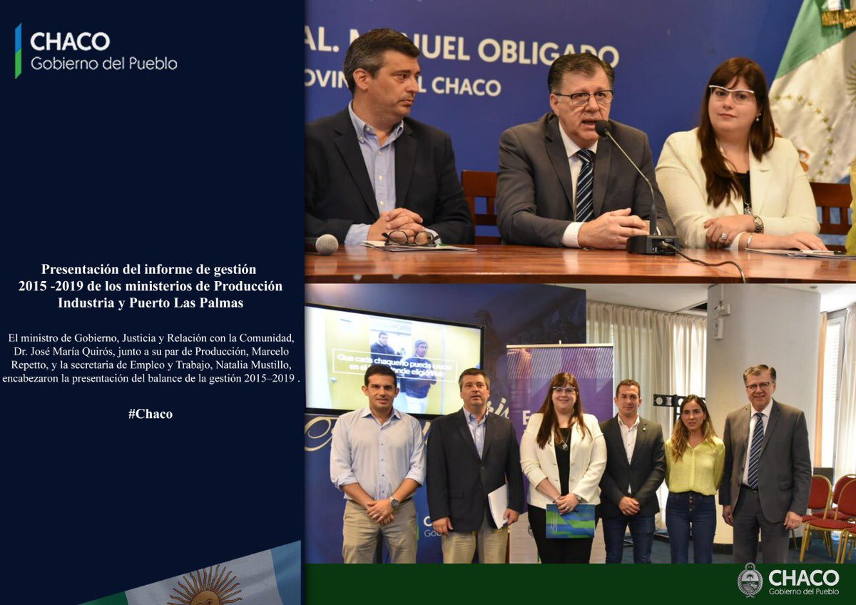 Hoy presentamos el informe de gestión 2015-2019 tarea cumplida! Y satisfacción enorme de los aprendizajes ! Y un equipo con la camiseta.  #empleoytrabajo <a href="/domingopeppo/">Domingo Peppo</a>