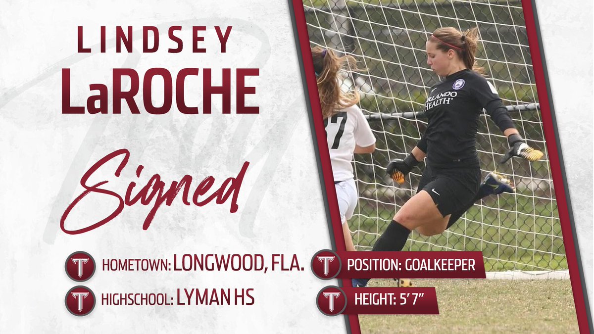 Another 🧤🧤🧤 in the fold. Welcome @_Lindsey_Roach from the ☀️☀️State! 

Lindsey is "a technically fantastic goalkeeper who is graduating early and coming in January, which should make for great competition in the spring." --> @GedTroy

#EverySingleDay | #OneTROY  ⚔️⚽️