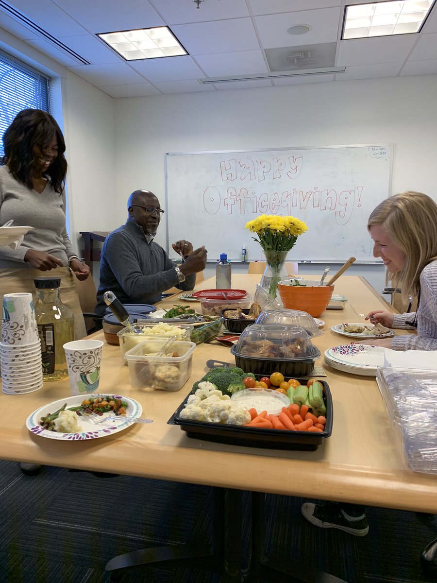 Office-giving <a href="/GU_CGHPI/">Center for Global Health Practice and Impact</a>! We are grateful for our amazing team in DC and throughout the world!#HappyThanksgiving #TeamCGHPI #TIDECameroon #heretoserve #gratitude