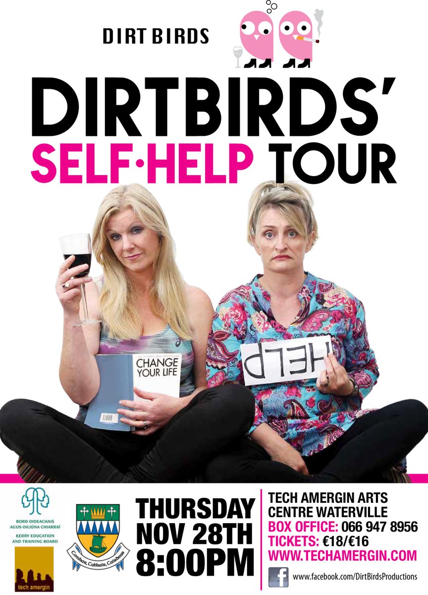 Link to an article in Image Magazine on 'Dirtbirds'. Only a handful of tickets left.

Please book in advance to avoid disappointment, on 066 9478956.
image.ie/life/meet-iris…