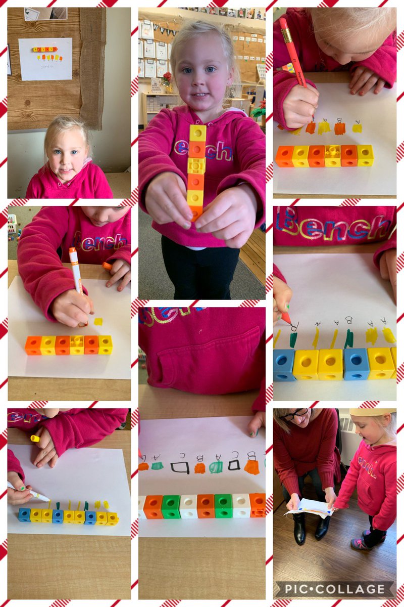 KindersRoss's tweet image. Patterns everywhere.  AB, ABB and  ABC patterns! #patternobsessed #math #represntationalthinking #sharing  #3Dboard @ross_dsbn @dsbn