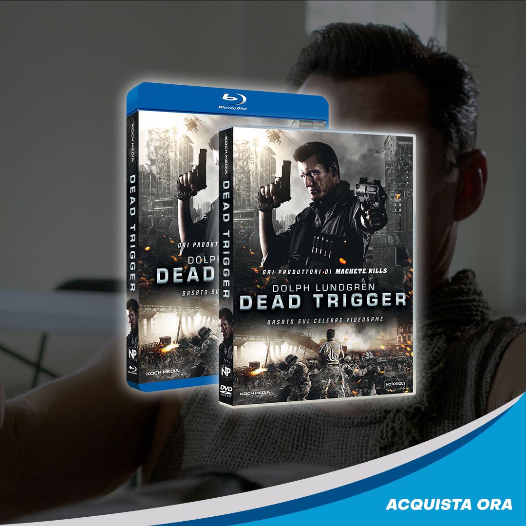 PlaionItalia's tweet image. Basato sull’omonimo videogioco survival-horror, #DeadTrigger è lo zombie movie che vede protagonista la star dell'action Dolph Lundgren, pronto ad affrontare orde di morti viventi. Non perdere l’adrenalinica edizione home video.
Acquista ora ➡️ amzn.to/2XKOV9o
