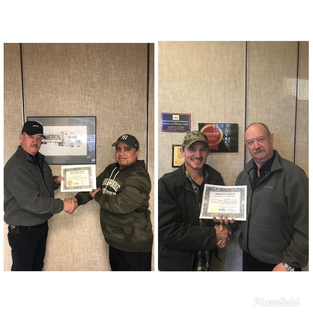 CameronDriverEd's tweet photo. Happy to announce that they completed their course and got their certificate. 

Drive into the future or your own by doing the same.
#Trucking #TruckDrivers https://t.co/IDTBymNQ3l