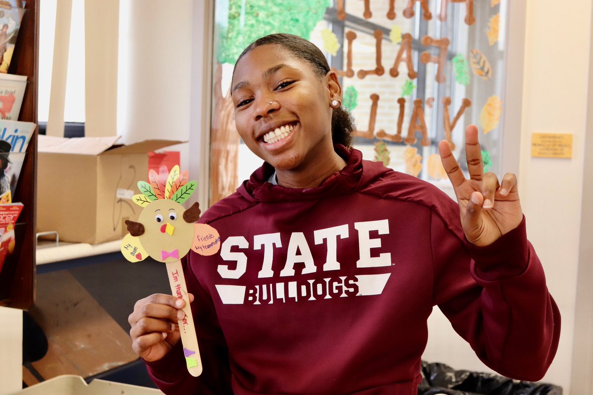 HailStateSADev's tweet photo. @hailstatewbk spending some quality time at the Blair E. Baston Hospital for Children last week. #hailstate #ServingOurState #HailStateAllin 🐶❤️ https://t.co/T7ODYsnLIf