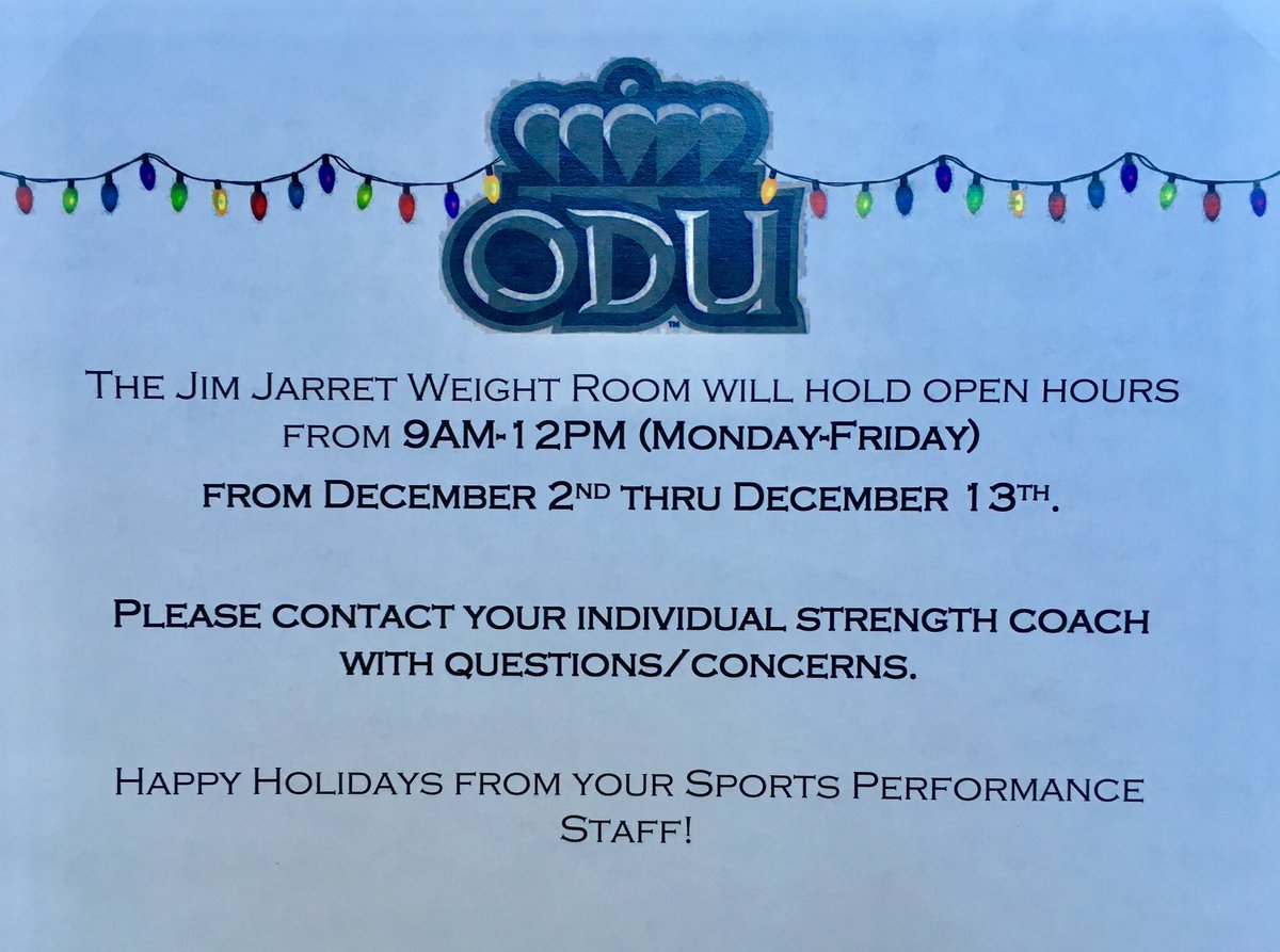 ODU_Strength's tweet photo. https://t.co/wq4yzbzrvc