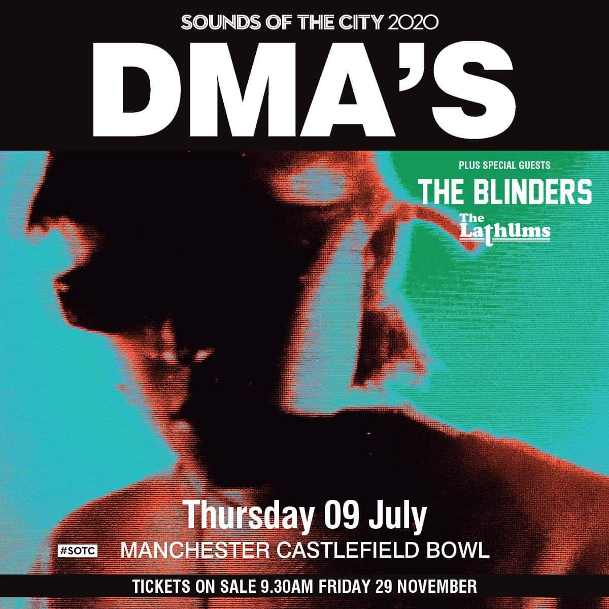MANCHESTER - we’re playing Castlefield Bowl on July 9th. Tickets on sale 9:30am Friday from dmasdmas.com