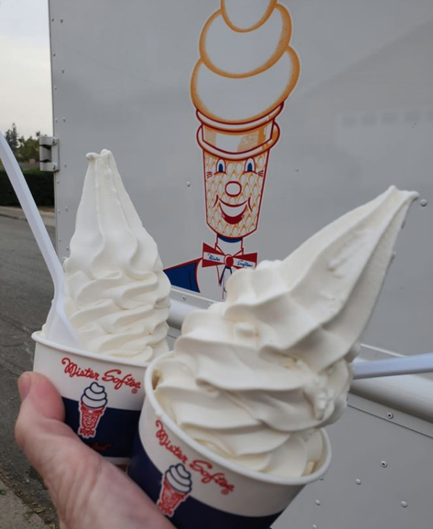 #Repost from one of our Facebook customers, Kate J. posting double Softee treats! 🥳🥳