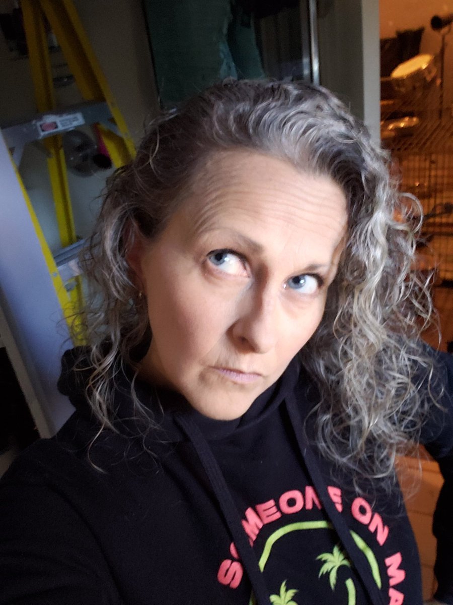 TheOneChameleo1's tweet photo. The DMV is closed today, so I've wasted putting makeup on and a decent hair day. Ugh. 😝
#seriously #itsclosed #wasteofmakeup #Rockstar #thechameleon #silverhair #decenthairday https://t.co/NGEgGfSy7t