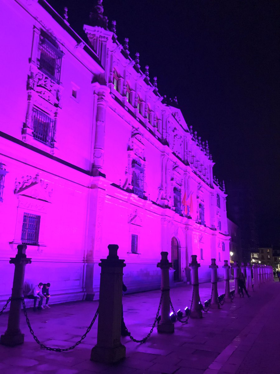 CulturaUAH's tweet photo. La UAH se viste de rosa en el Día Internacional de la Eliminación de la Violencia Contra la Mujer @UAHes @FGUAes
#stopmachism #NiUnaMenos #ContralaViolenciaMachista
#UAHEspaciODS
#CulturaUAH https://t.co/ZMB6cbxUym