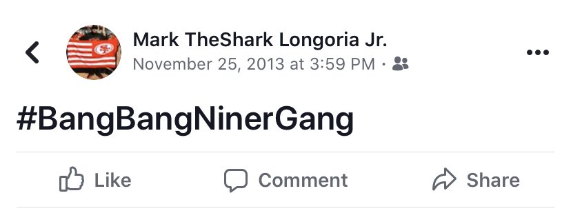 MarkDaShark28's tweet photo. Been saying it since the Stick #49ers #GoNiners #GoldBlooded #NinerGang #outcheaaa #BANGBANGNINERGANG @e40 throw me in that video uncle Earl!! https://t.co/hRLDe2vake