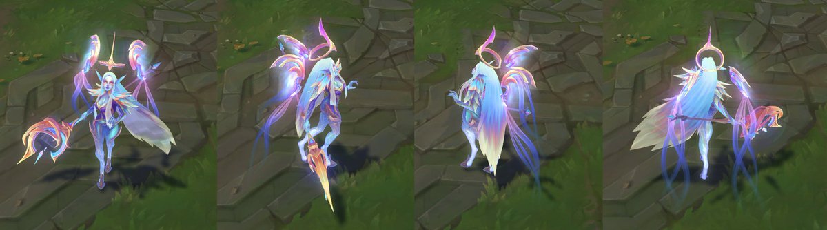 themermaidxo's tweet image. Dawnbringer Soraka turnarounds!