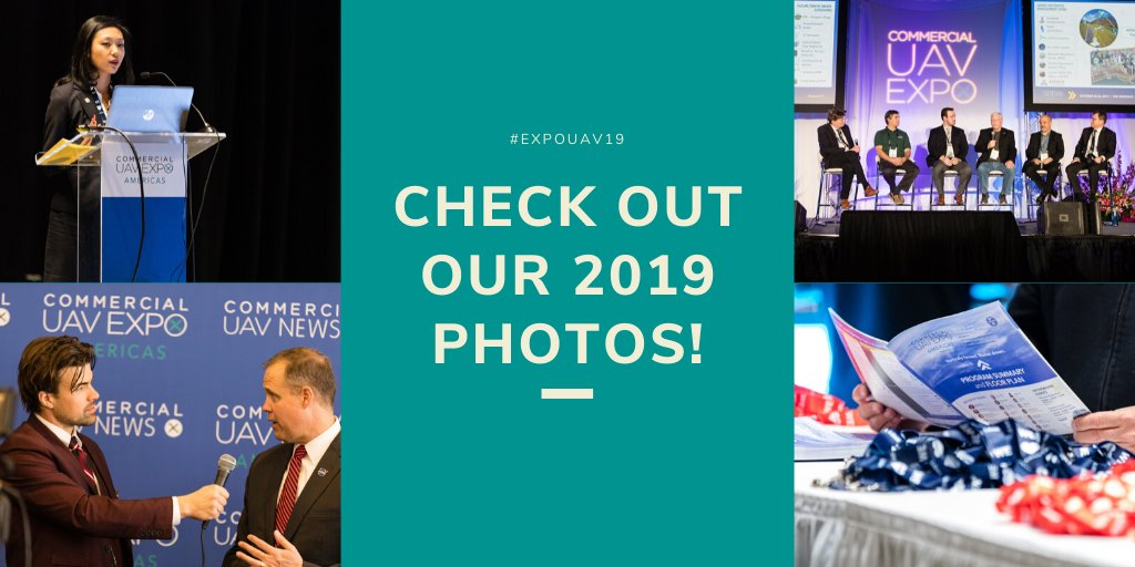 ExpoUAV's tweet photo. The Photo Gallery from #expouav19 is now live! Take a peek (you might even be featured!): https://t.co/7xJ6fNBNqe https://t.co/y5aiNOBUPz