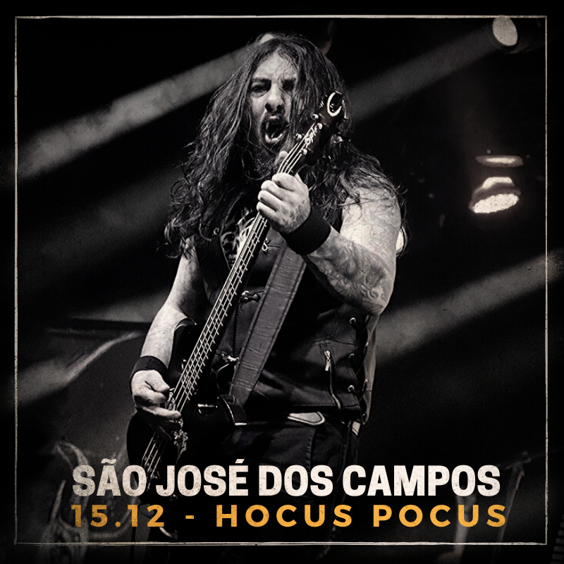 Krisiun's tweet photo. 🇧🇷 São José dos Campos, dia 15 de dezembro estaremos na #HocusPocus. Também vão tocar no evento as bandas #AncestralMalediction e #Monstrath. Garanta seus ingressos antecipados em https://t.co/XxAqVZ0VRj. https://t.co/3cjwbDmGn7