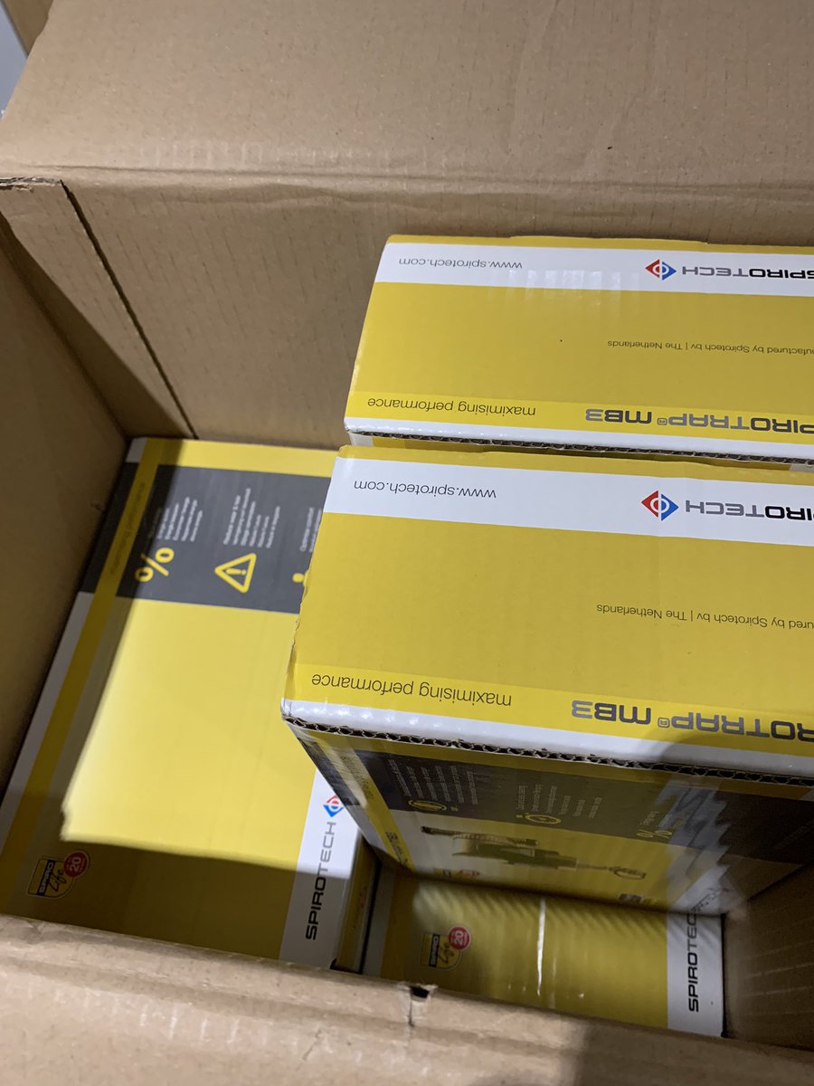 Better than Christmas (well not really)my <a href="/spirotechdirect/">Spirotechdirect</a> delivery of <a href="/SpirotechUK/">Spirotech</a> RV2s and MB3s waiting for me at home🤗
