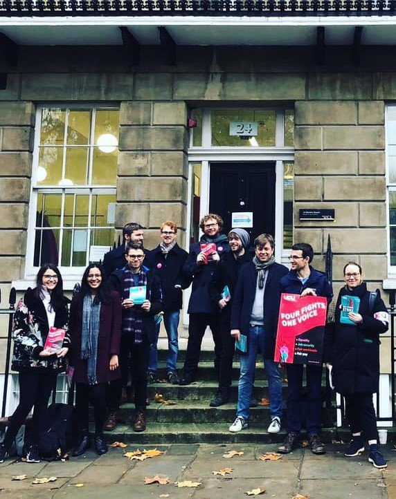 ConorBollins's tweet photo. Historians &amp; The Strike
Teach out in middle of Gordon Square
Fri 29th Nov 2019, 12:00-14:00

How does thinking historically service and support our solidarity with industrial action?

#UCUstrike #UCUStrikesBack https://t.co/y6LiD53RgC