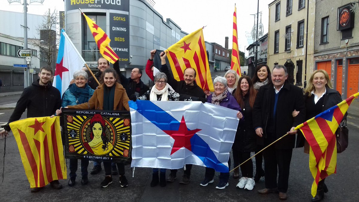 UnityYes's tweet image. International solidarity was on show yesterday for our comrades across World on the #MarchForUnity 

From Scotland, Wales, Catalunya, Basque to Bretagne

Freedom is a united struggle ✊