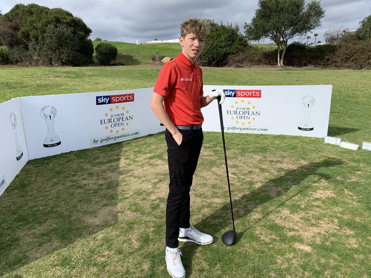 Kylemillergolf's tweet photo. Missed a few birdies today but made two eagles. Links course again tomorrow for round 3! #junioreuropeanopen #teammiller https://t.co/p5UCPvW3JQ