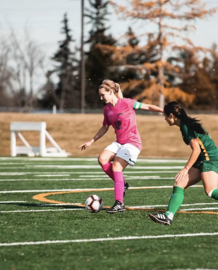 UofRSoccer's tweet photo. Over the weekend we had the privilege of presenting our contribution from our “show cancer the red card” match - we raffles off our jerseys and raised $3776 dollars for the @cancersociety @LisaRobo11 @ReginaCougars @UofRegina @vianne_timmons https://t.co/k19JB0nMtO