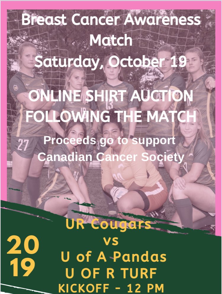 UofRSoccer's tweet photo. Over the weekend we had the privilege of presenting our contribution from our “show cancer the red card” match - we raffles off our jerseys and raised $3776 dollars for the @cancersociety @LisaRobo11 @ReginaCougars @UofRegina @vianne_timmons https://t.co/k19JB0nMtO