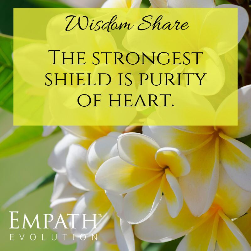EmpathEvolution's tweet photo. The strongest shield is purity of heart.
#empath #empathevolution https://t.co/CcykBX9LBd