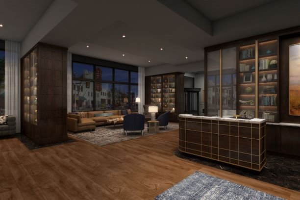 BarfieldHotel's tweet photo. Our lobby will be defined by rich leathers, elegant marble, exquisite hardwood floors, and ornamental metal accents. You can almost feel the warmth just by looking at it 😍⁠ https://t.co/zfzib1Gkvb
