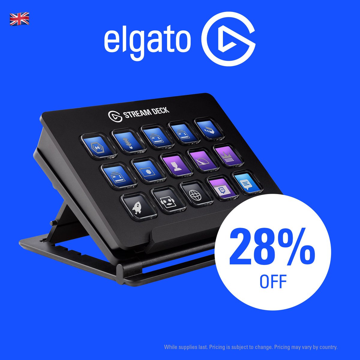 paradisecentrl's tweet photo. So you guys probably know I love the @elgatogaming Stream Deck, it makes streaming so much easier and entertaining with sound effects/scene changing etc

RIGHT NOW ITS ON BLACK FRIDAY SALE! https://t.co/b6hyN89u3B #ad https://t.co/KehU0ASTJj