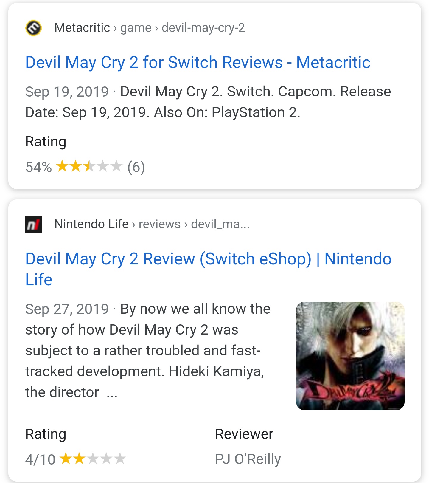 Devil May Cry 2 - Metacritic