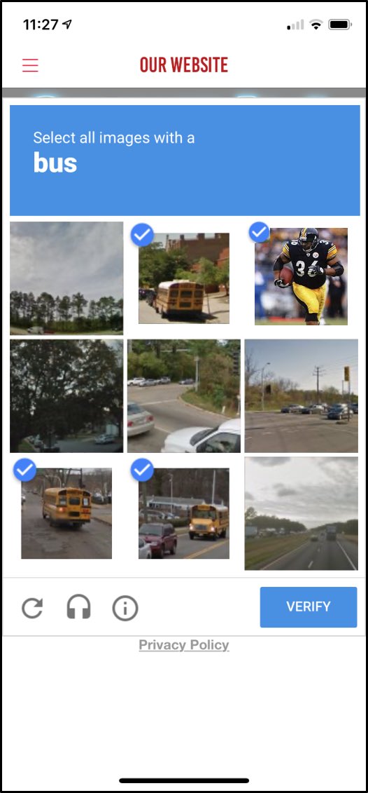 Signed up for <a href="/primantibros/">Primanti Bros</a> rewards before watching the #Steelers game from Michigan yesterday; had to verify I was not a robot.  (Ok, I added the top right image, but you know I thought it when I got that question!) #SteelerNation