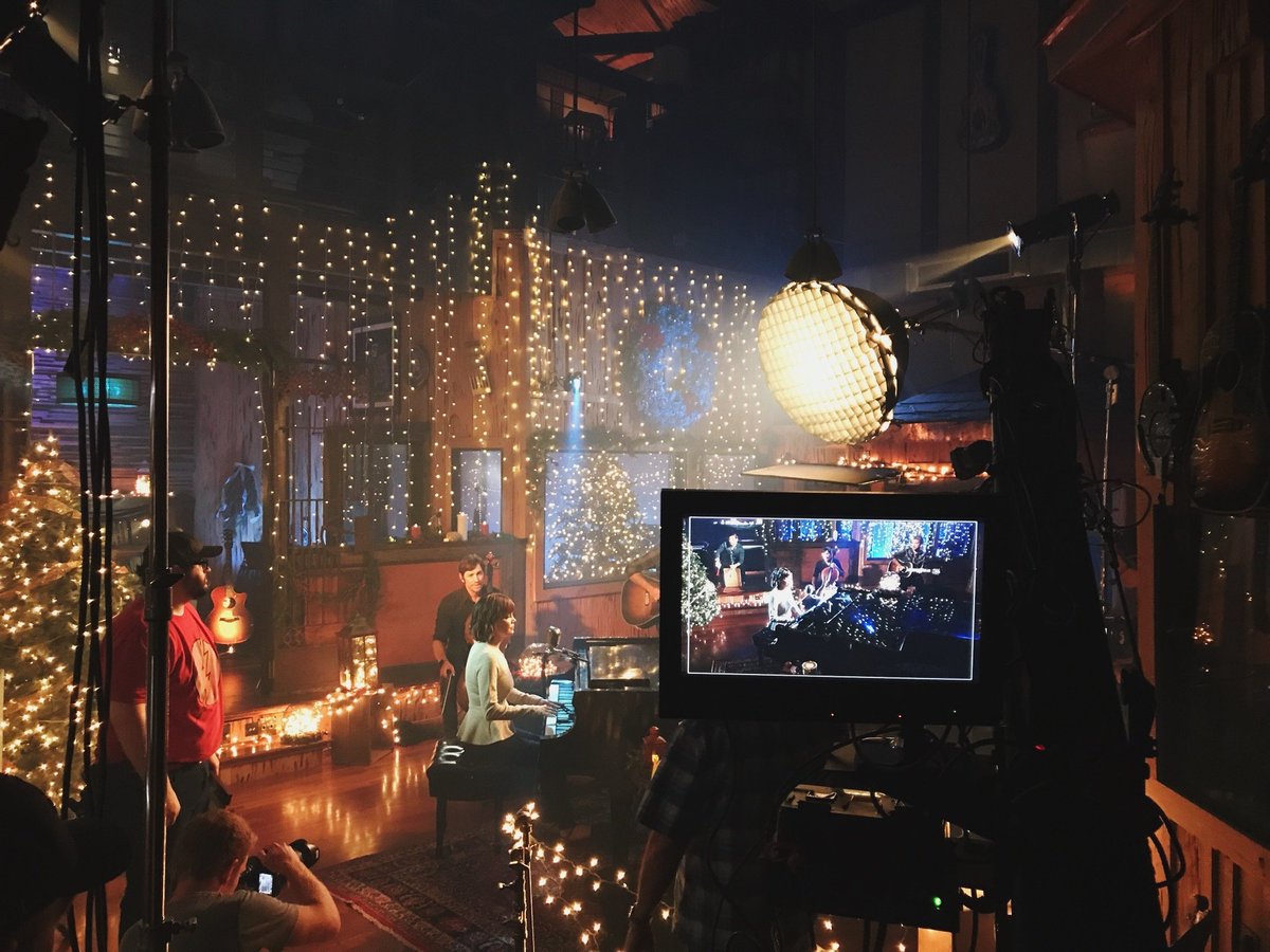 Christmas music is delightful, esp when played with friends! My new Christmas EP, A Midnight Clear, drops this Friday, so don’t miss it! It’s live &amp; joyful &amp; reflective, &amp; these guys make it sound extraordinarily lovely! <a href="/thekylebuchanan/">Kyle Buchanan</a> <a href="/andrewpicha/">Andrew Picha</a> <a href="/Mattbutlersongs/">Matt Butler</a> <a href="/tyrusmorgan/">Tyrus Morgan</a>