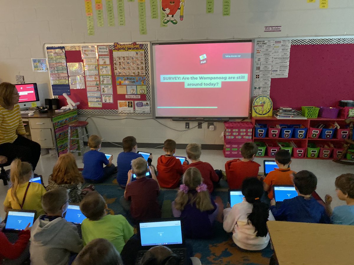 russellind's tweet photo. Every 1st Grade student at Russell Primary School visited Plymoth Colony, the Wompanoag Village, and the Mayflower virtually today! #GOALed @KEDC1 @KentuckyPower https://t.co/iF8umCt0tn