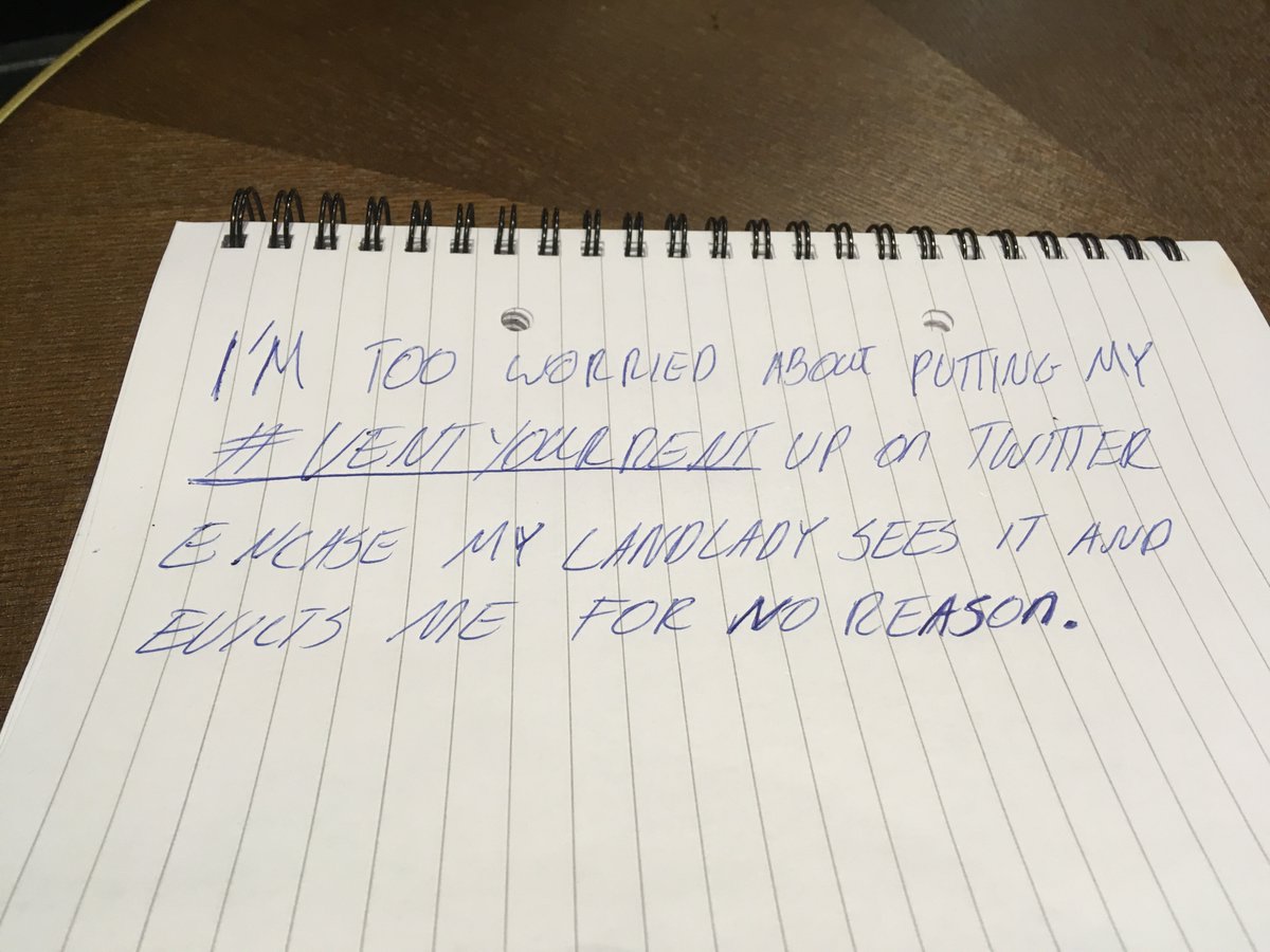 Several things are broken in  my flat, but too worried about a revenge eviction to speak out. Landlady knows what’s wrong, but has failed to fix them #ventyourrent #endnofaultevictions