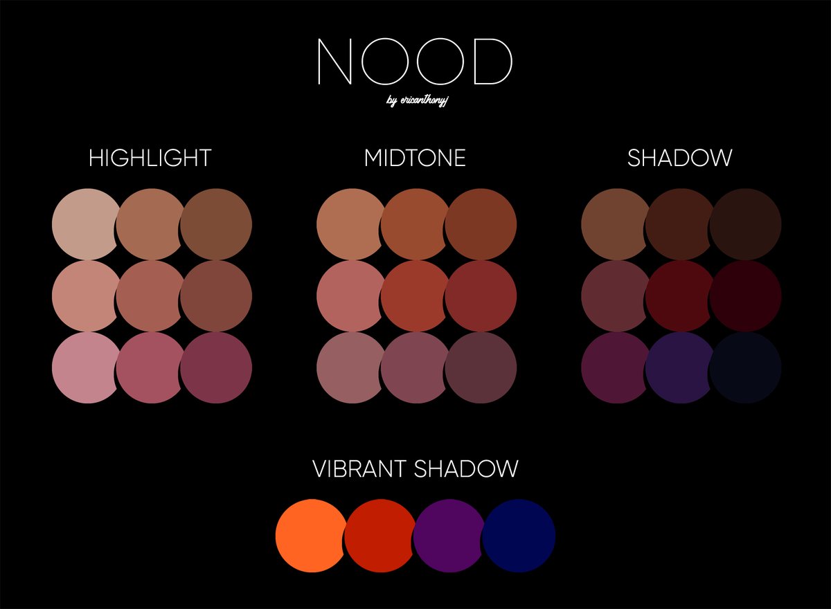 Ericanthonyj On Twitter I Put Together A Simple Skin Palette