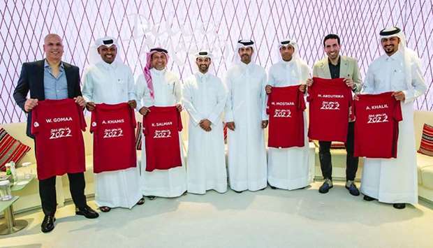 GulfTimes_QATAR's tweet photo. @SCcorporate welcomes local and regional stars to ambassador programme
#SCambassador #FIFAWorldCup2022 https://t.co/H1LZEmDBWQ https://t.co/KLuB536jOW