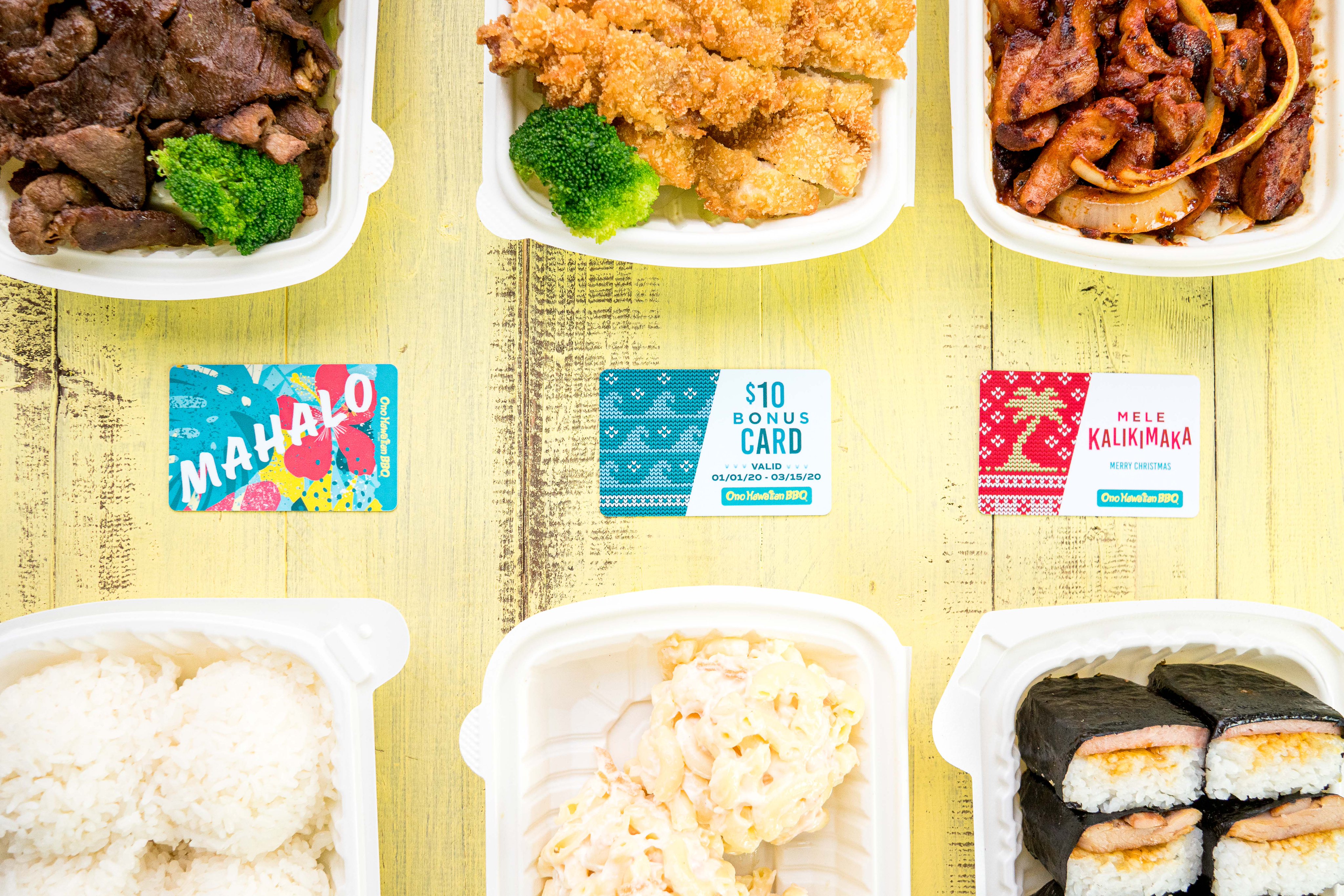 Ono Hawaiian BBQ Gift Cards