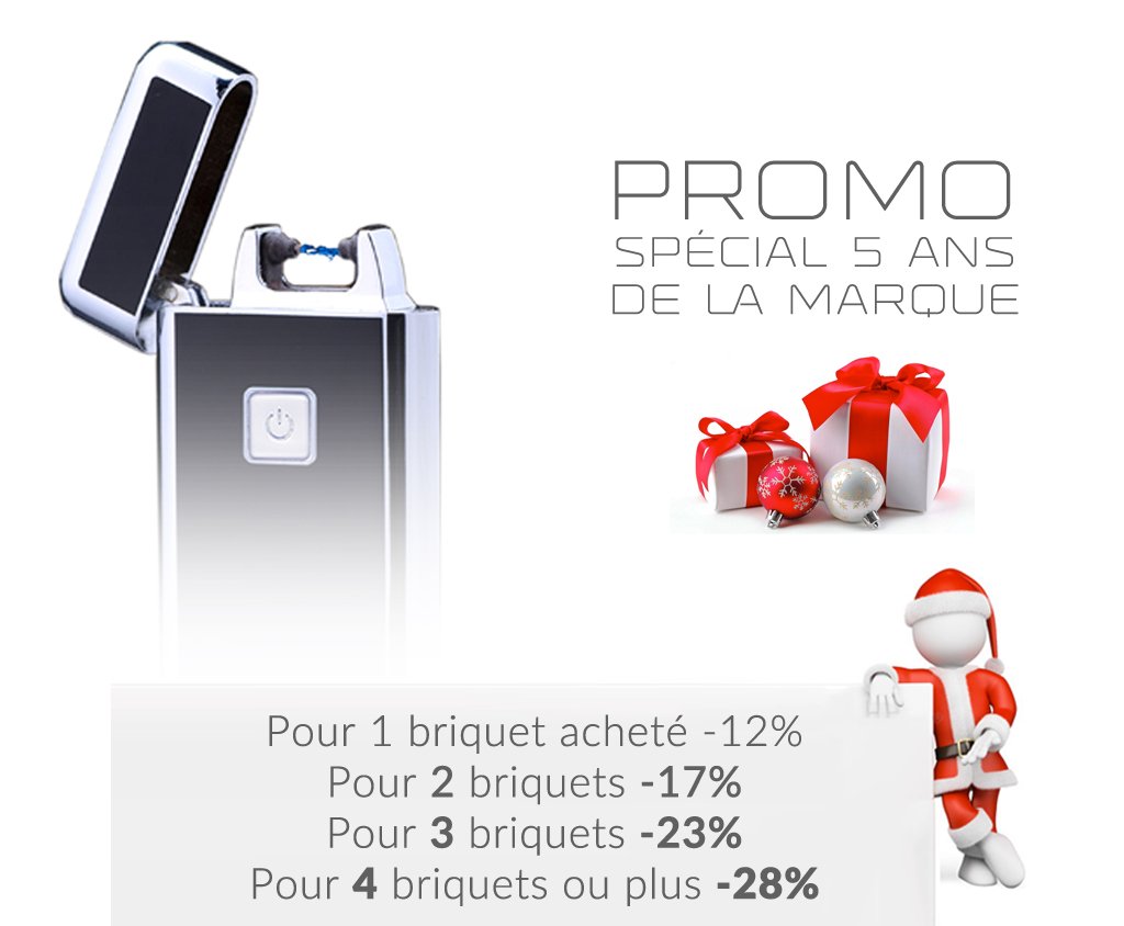 Pureinnov's tweet photo. Offrez un #cadeau original pour les fêtes ! Grosse #promo sur tous nos briquets électriques https://t.co/CB4WQrNeCV 🎄🎁⚡ #ideecadeau #noel2019 #cadeaux #Noel #technologies https://t.co/kjAoaDnU28