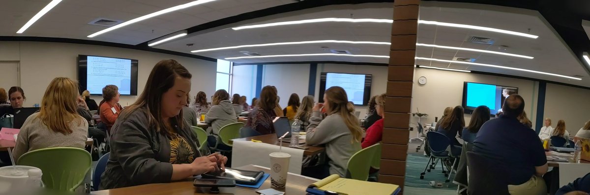 All the screens at Bishop Professional Learning Center! #ksdemath #tps501 #WeAreTPS