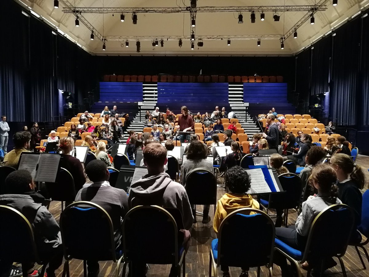 RGYOrchestra's tweet photo. Our #openrehearsal is underway! Great to see so many people here @BlackheathHalls @Royal_Greenwich @ConservatoireSE https://t.co/dnjx9TjqZW