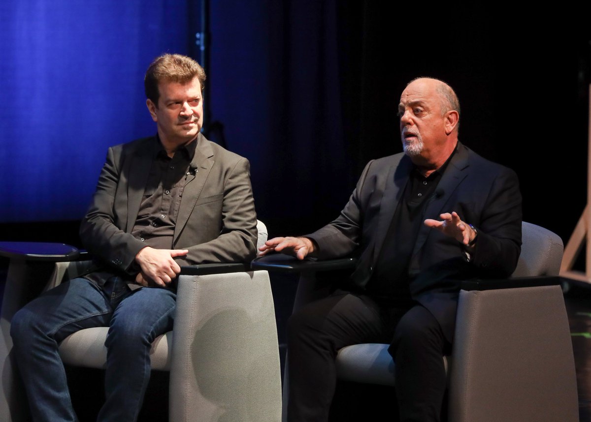 billyjoel's tweet photo. Billy Joel supports the @NassauBOCES Long Island High School for the Arts at a panel discussion that included Billy’s own keyboardist and musical director, David Rosenthal. https://t.co/np5SlzCWVD