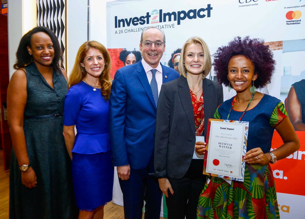 DFCgov (@dfcgov) on Twitter photo Our #MondayMotivation? The innaugural class of <a href="/invest2impact/">Invest2Impact Africa</a> winners! 🙌
<a href="/OPIC2X/">OPIC 2X Women's Initiative</a> Manging Director Kathryn Kaufman had the honor of recognizing these inspiring women at the <a href="/AfDB_Group/">African Development Bank Group</a> Global Gender Summit in #Kigali. #2019GGS Our #MondayMotivation? The innaugural class of <a href="/invest2impact/">Invest2Impact Africa</a> winners! 🙌
<a href="/OPIC2X/">OPIC 2X Women's Initiative</a> Manging Director Kathryn Kaufman had the honor of recognizing these inspiring women at the <a href="/AfDB_Group/">African Development Bank Group</a> Global Gender Summit in #Kigali. #2019GGS