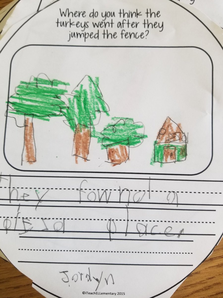 noll_glorecity's tweet photo. One of our classroom favorites! The turkeys ran away! Where did they go? #ColtReadAloud @jennoevancho @RHLSD_Colts https://t.co/QCO97P9tkZ