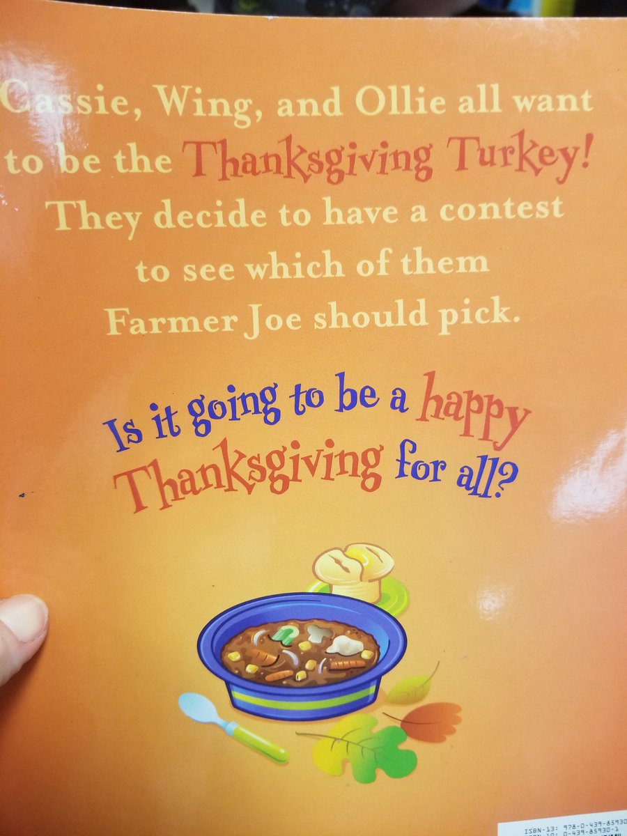 noll_glorecity's tweet photo. One of our classroom favorites! The turkeys ran away! Where did they go? #ColtReadAloud @jennoevancho @RHLSD_Colts https://t.co/QCO97P9tkZ