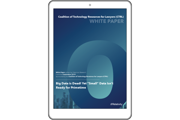According to <a href="/CTRLInitiative/">CTRL Initiative</a>'s recent survey on compliance and data organization, the ability to perform defensible legal holds remains a major motivator of data minimization efforts. More details: ow.ly/rE4P50xjQnU #dataprivacy #RelativityFest #legaltech #infogov
