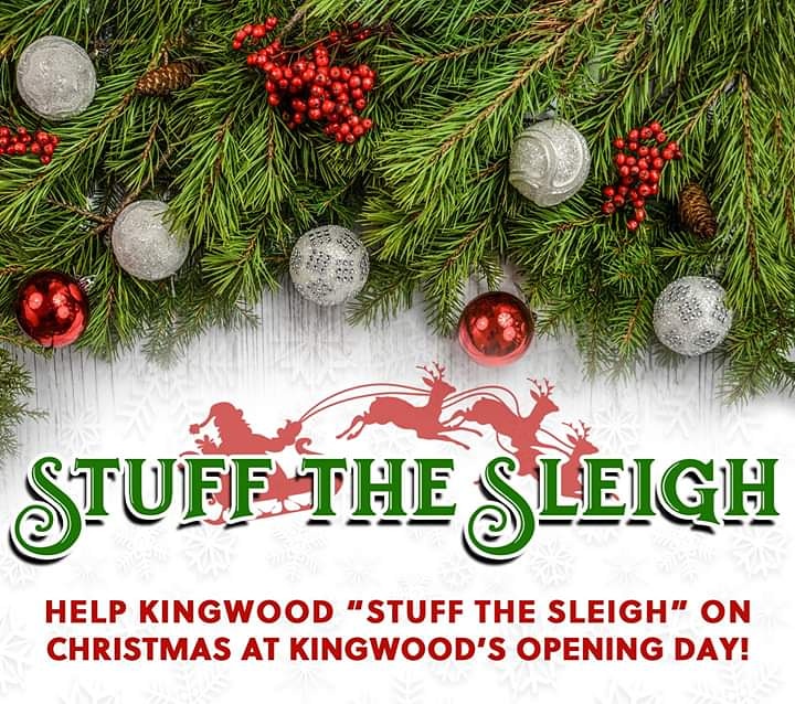 We are excited to kick off the holiday season on Saturday with Christmas at Kingwood: Stuff the Sleigh! Visit on 11/30 from 4-9PM and help us fill Santa's Sleigh full of new, unwrapped toys for area children. Receive one free admission on opening day for each donated toy!