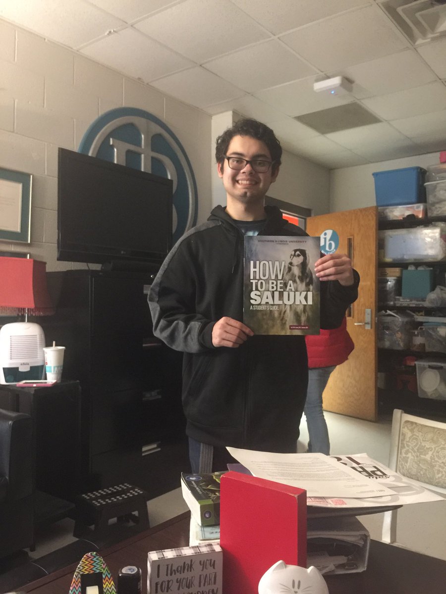 Christopher Vanderpool has been accepted to Southern Illinois University.  Go Salukis!