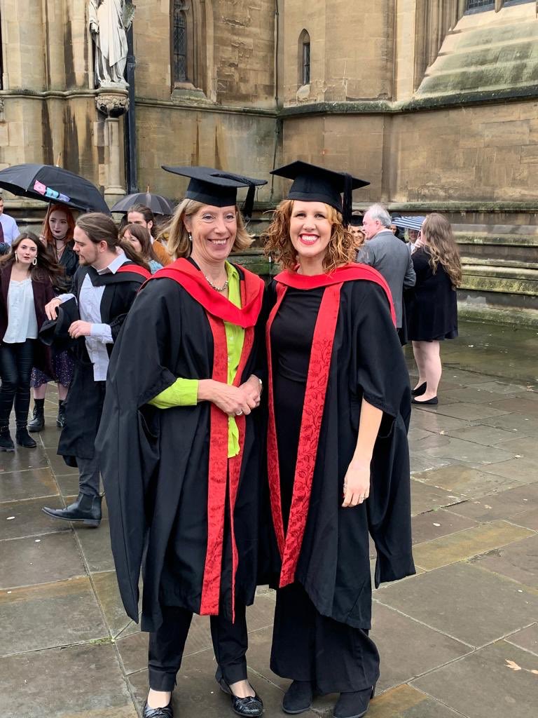 We teach, we create, we write and sometimes we get to celebrate being good at what we do #uwegraduation2019 lovely day @BristolCathedral thank you @UWEBristol for supporting our ambitions.