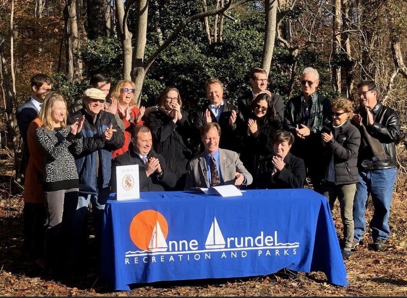 It is gratifying, after all our hard work, to see Republicans and Democrats unite to protect our local forests! @AACoExec #ForestConservationAct #Gratitude #MoreTreesPlease