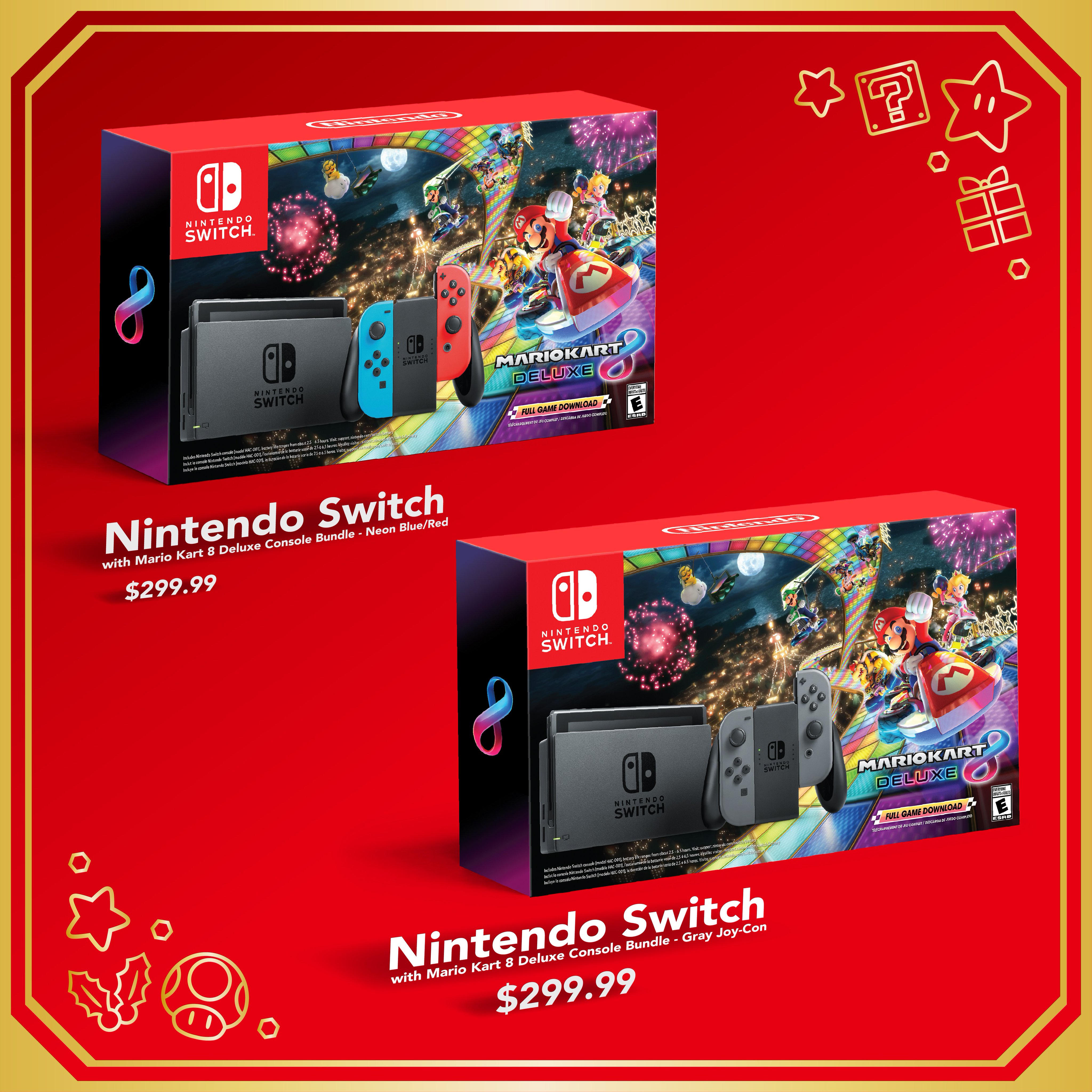 Nintendo Ny The Holidays Are Almost Here Stop By Nintendonyc This Blackfriday 11 29 And Purchase A Nintendoswitch System Bundle Which Includes A Full Game Download Of Mario Kart 8 Deluxe